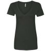 vinnys Women’s CVC Deep V-Neck T-Shirt Thumbnail