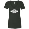 vinnys Women’s CVC Deep V-Neck T-Shirt Thumbnail