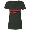 vinnys Women’s CVC Deep V-Neck T-Shirt Thumbnail
