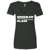 vinnys Women’s CVC Deep V-Neck T-Shirt Thumbnail