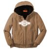 Washed Duck Cloth Insulated Hooded Work Jacket Thumbnail